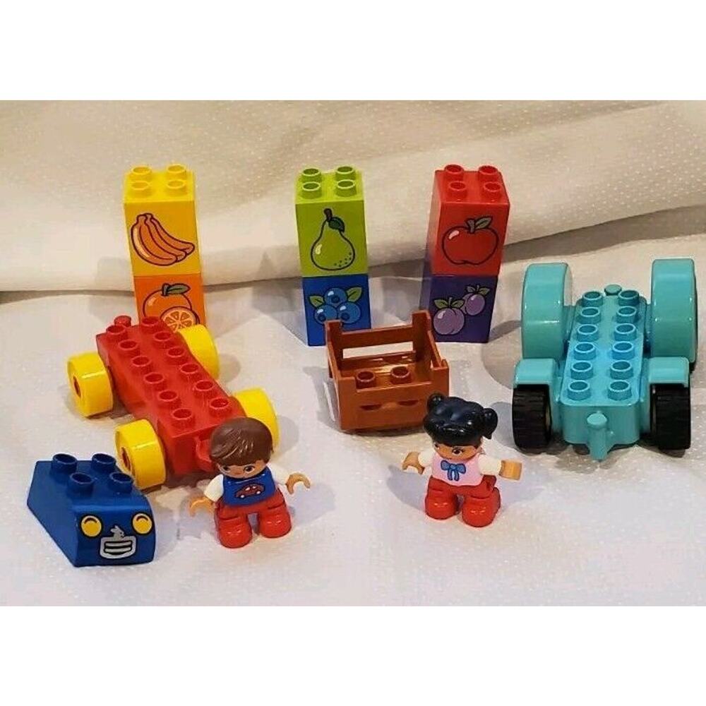 Lego Duplo My First Tractor #10615 Retired 2015 Boy Girl Tractor Fruit Complete